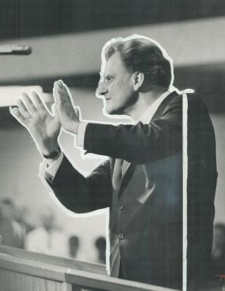 Billy Graham in a special service honored Toronto's Dr. swald Smith this week at Peoples Church on Sheppard Ave.