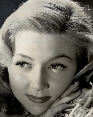 Fair-haired charmer, Gloria Grahame, Los-Angeles girl who had success as comedienne on Broadway before going to movies