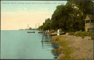 Hamilton Beach, looking towards Yacht Club, Hamilton, Ontario, Canada