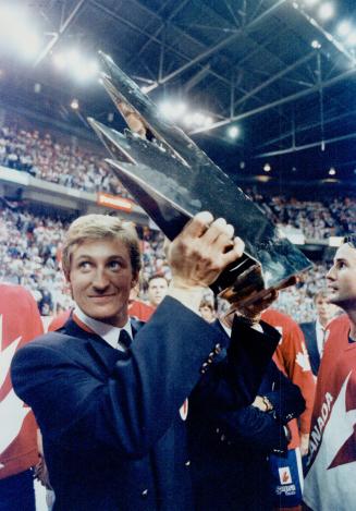 Wayne Gretzky. Injured superstar missed final Canada Cup game