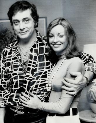 Penthouse publisher Bob Guccione with model Tina McDowall