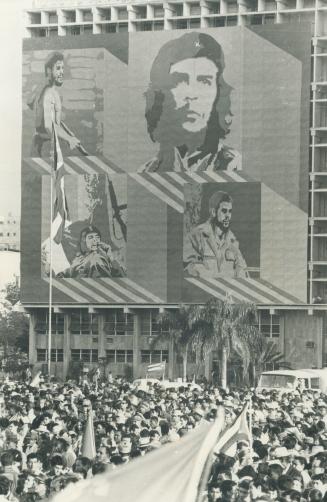 Posters of slain Cuban hero Che Guevara are everywhere