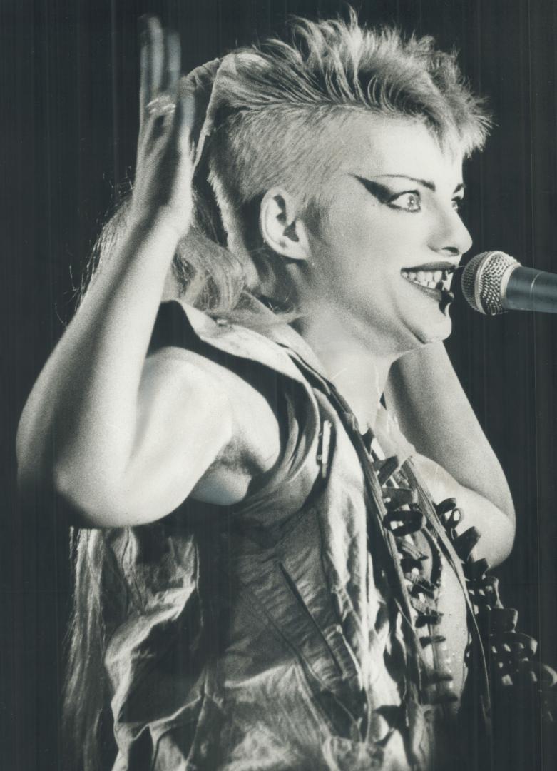 Nina Hagen: The East German-turned-Californian, new wave, decadent cabaret chanteuse delivered a bizarre performance that mystified her fans Friday night, says reviewer Greg Quill