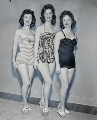 Norma, Marge and Jean ready for swim