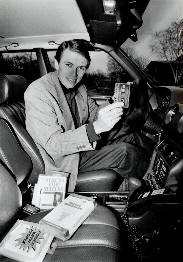 Slow lane: Dr. Peter Hanson suggests using the car as a classroom to beat the stress of traffic jams