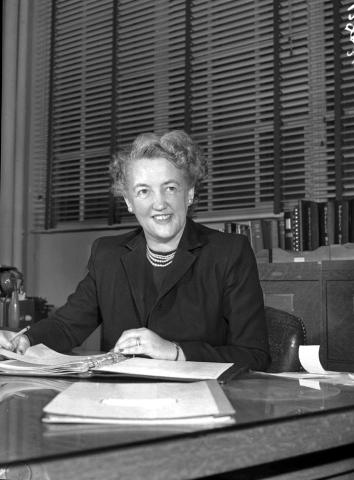 Executive at her desk