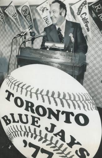 The biggest Blue Jay: First field boss of Toronto Blue Jays, Roy Thomas Hartsfield, 50, expects to name four or five coaches within a couple of weeks