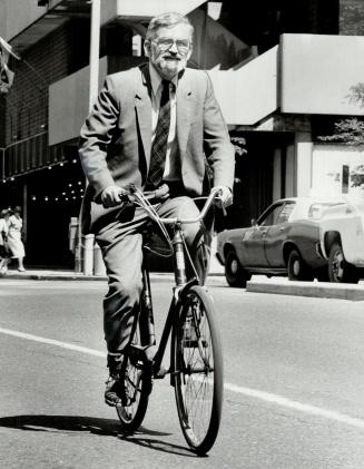 Dan Heap: New member of Parliament was well-known for riding his bike around the city as a Toronto alderman, but he's changed his style in Ottawa