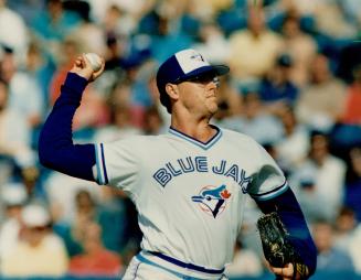 Making his pitch: Reliever Tom Henke would probably like to terminate some of the Blue Jay brass after the disparaging remarks they made about him to arbitrator yesterday in Chicago