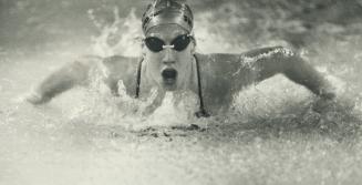 Allison Higson, Canada's 13-year-old swimming sensation, wasn't quite up to her normal standards last night in the sixth annual North York Aquatic Clu(...)