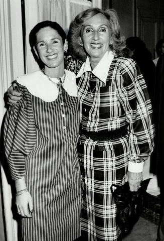 Stefanie Hill Wexler, above left, vice-president of Hazelton Lanes' Chez Catherine boutique, with her mother, retailer Catherine Hill