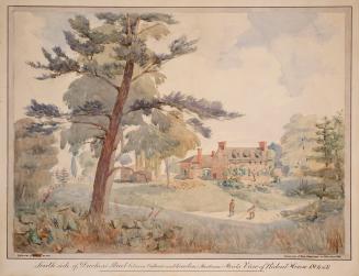 South side of Duchess [Richmond] Street, circa September, 1858, view of Ridout House from Rear, Toronto, Ontario