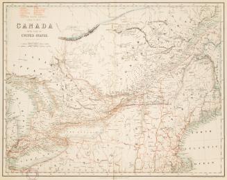 British North America. Sheet II, West. Canada with part of the United States.