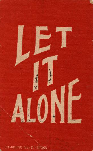 Let it alone