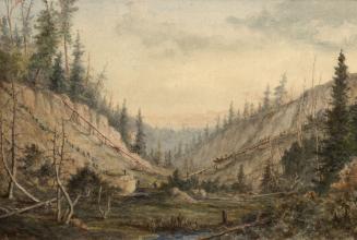 Ontario Battalion at Portage des Deux Rivières [between Sturgeon & Pickerel Lakes] Red River Expedition