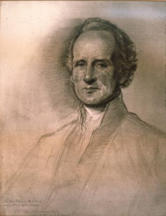 Sir John Robinson, Bart, D.C.L., First Sketch for an Oil Picture. Painted in 1855