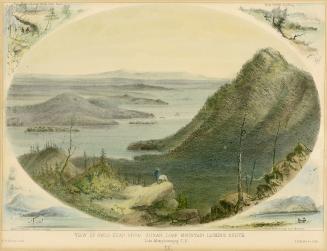 View of Owl's Head from Sugar Loaf Mountain Looking South, Lake Memphremagog, C