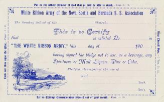 White ribbon army of the Nova Scotia and Bermuda S