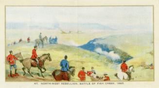 North-West rebellion. Battle of Fish Creek 1885.