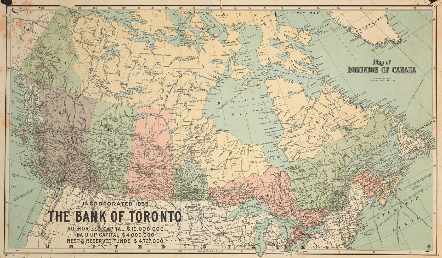 Map of Dominion of Canada
