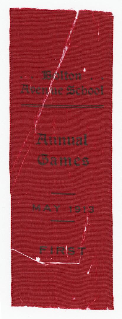 Bolton Avenue School annual games, May 1913