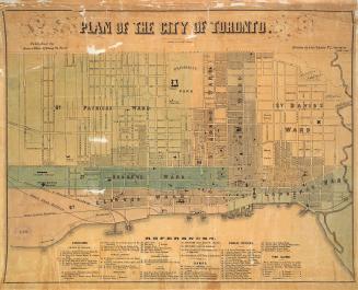 Plan of the city of Toronto.
