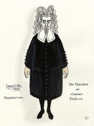 Costume design: Monsieur Diafoirus