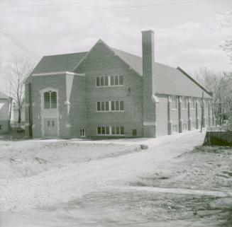 Looking south at new Willowdale Baptist Church, Holmes Avenue