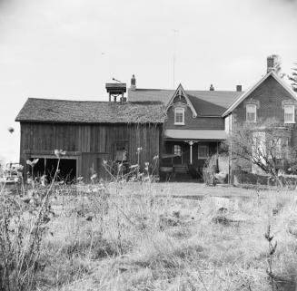 Looking towards the east side of the Snider house on the south side of Finch Avenue West, east  ...