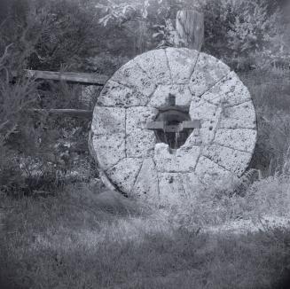 Mill stone at the Rouge river, Twynnrner Estate