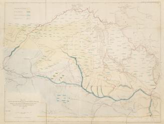 Map of the country between Red River & Lake Winnipeg on the east elbow of the South Saskatchewan, on the west, explored by the expedition under the charge of Henry Y. Hind, M.A.