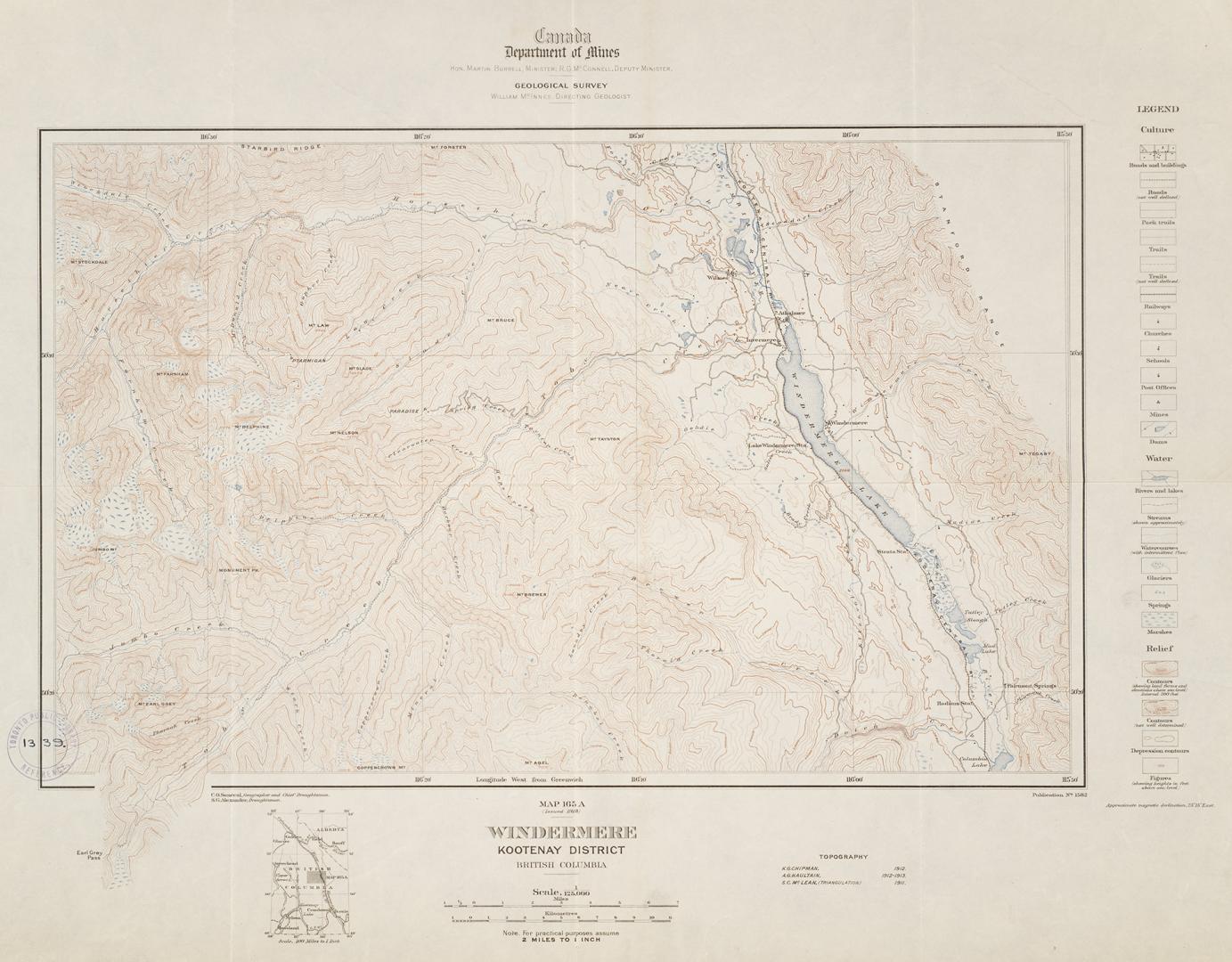 Windermere Kootenay District British Columbia