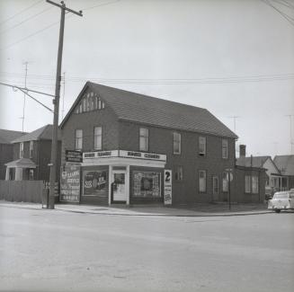 Andrew G. Mortimore, grocer, Scarlett Road., southwest corner Eileen Avenue, Toronto, Ontario