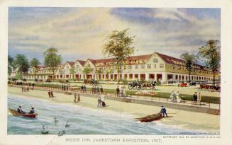 Inside inn, Jamestown exposition, 1907
