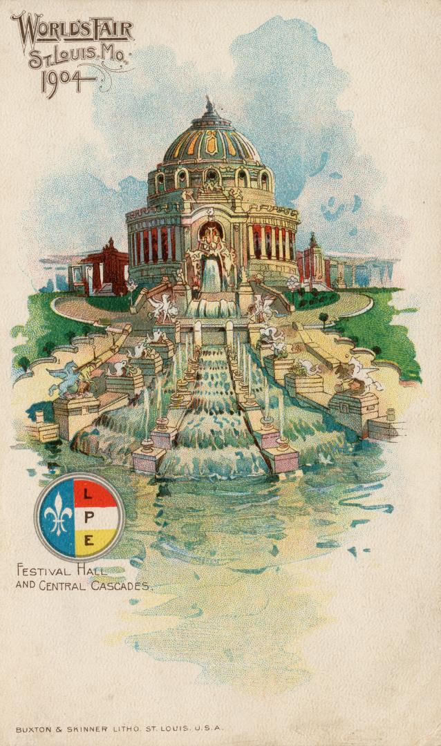 World's fair, St. Louis, Mo., 1904: Festival hall and central cascades