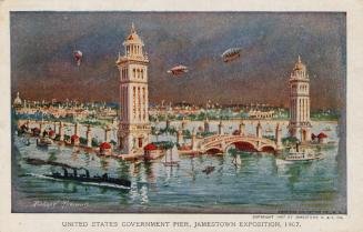 United States government pier, Jamestown exposition, 1907