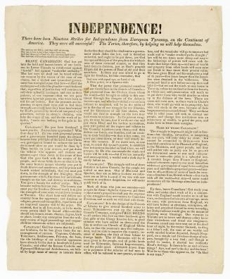 Independence! : there have been nineteen strikes for independence from European tyranny, on the continent of America