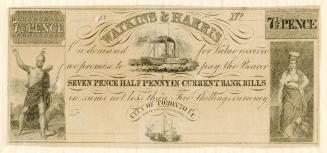 Watkins & Harris : seven pence half penny in current bank bills