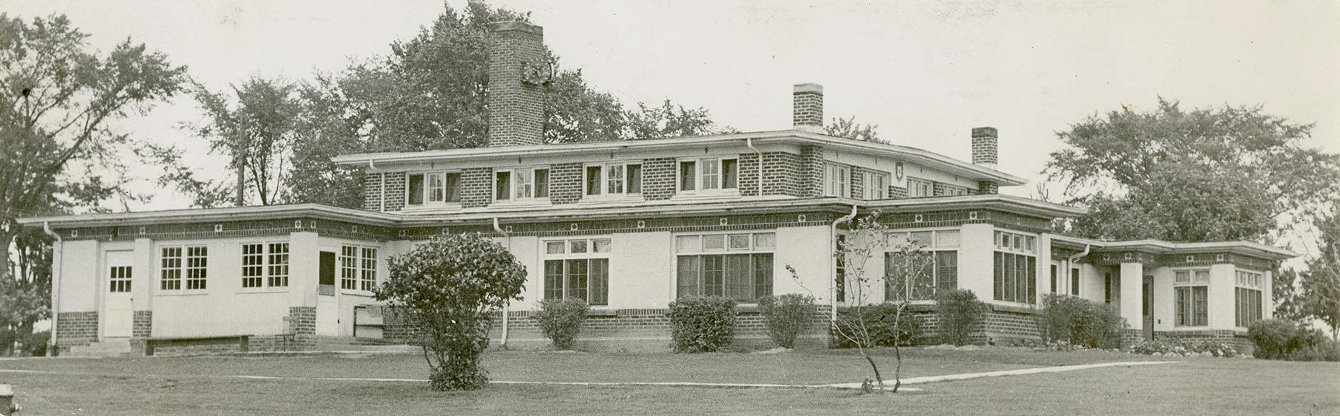 Cottage at left gift of Kiwanis