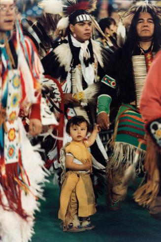 Participants at second International Pow wow at the Skydome