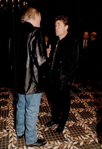 Actor (left) Larry Dave right Art Hindle