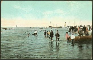 Bathers, Lake Ontario, Port Dalhousie Beach