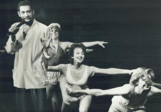 Energy in action: Maurice Hines and company includes 10-young-ish tap dancers, five male, five female, at the Royal York Hotel's Imperial Room this week