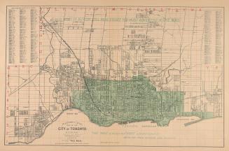 Alexander & Cable's map of the City of Toronto & suburbs