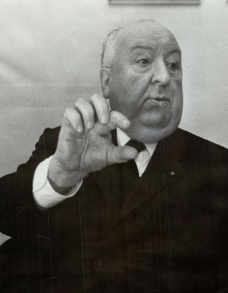 Alfred Hitchcock on promotion tour in Toronto