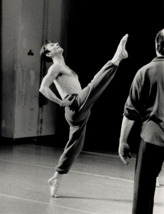 Kick step: Dancer/choreographer Christopher House rehearses his work Quodlibet