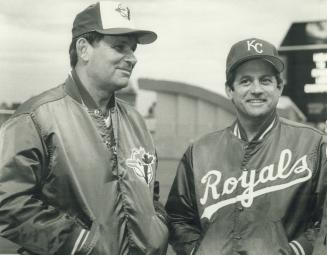 Bobby Cox (l): Dick Howser (r)