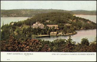 Port Sandfield, Muskoka, one of Canada's famous summer resorts