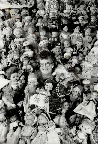More dolls are needed: says Billie Hutzulak, to meet her quota of 500 pledged to needy children