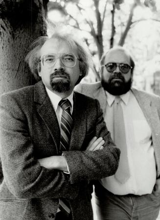 Co-authors: Anthony (foreground) and Christopher Hyde wrote Locksley under the pseudonym Nicholas Chase